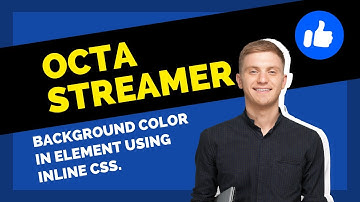 BACKGROUND COLOR OF ELEMENT USING INLINE CSS