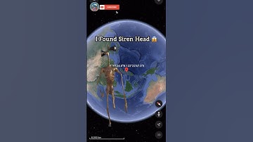 Siren Head Caught On Google Earth 😱 #shorts