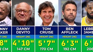 🧑 Tallest and Shortest of Hollywood Actors | Heights of Famous Actors