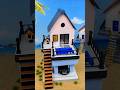 Tiny Brick House Construction | Mini Building Project 🏠 #Shorts #Vibes ##miniature #diy #satisfying