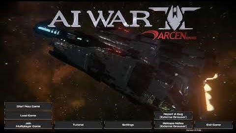 AI War 2: Revised Main Menu Logos