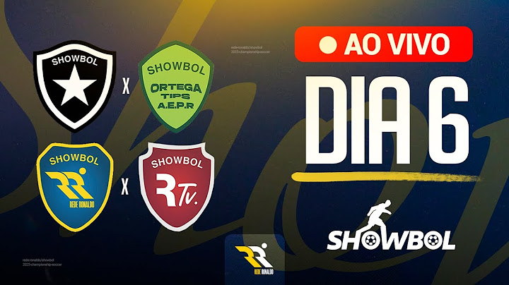 REDE RONALDO x ROMÁRIO TV - LIGA SHOWBOL AO VIVO E COM IMAGENS! DIA 6 | Rede Ronaldo