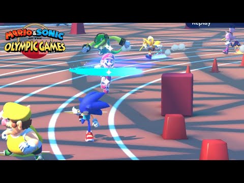 Mario Sonic Olympic At The Tokyo 2020 4x100m Relay Mario Sonic Shadow Silver