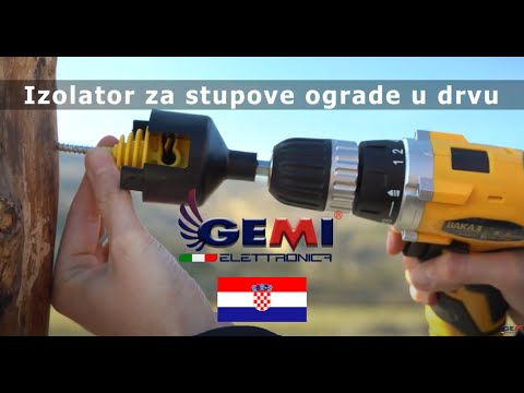 IZOLATOR OKRUGLI S UREZOM Električne Ograde - Električni Pastiri Ograde Za Pašnjake Gemi