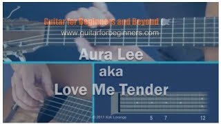 Love Me Tender - Fingerstyle guitar