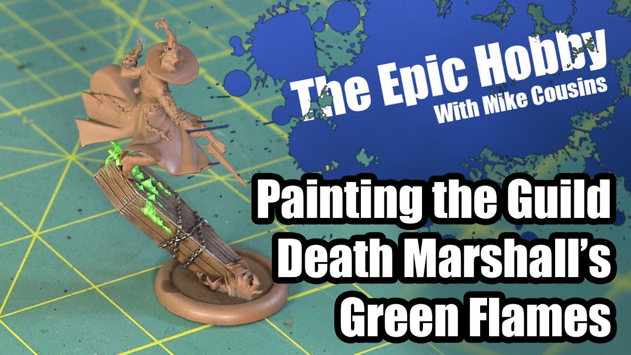 The Epic Hobby - Painting a Death Marshall's Green Flames tabletop simulator