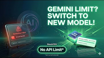 Gemini API Limit Fix: New Groq Model in StockCSV