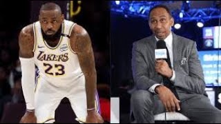 Weak Move By Lebron Confronting Stephen A