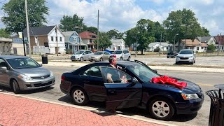 This Muskegon bakery owner was in for a sweet surprise after thieves stole her car
