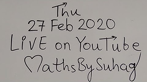 Live Lecture 4 #Determinants #Maths_By_Suhag_Kariya_Sir #Teko_Classes #Class_12 #IIT #JEE #Algebra