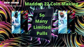 Madden 22 Coin Making | 32 Limited pulls and counting | Strategy