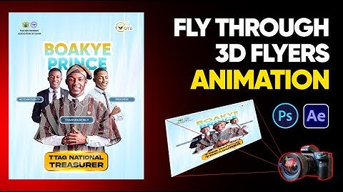 Animate Flyers With The 3D Camera | Step By Step After Effects tutorial
