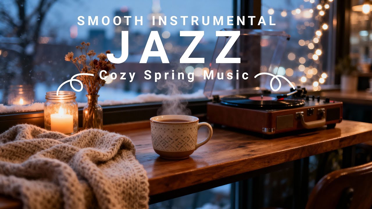 Relaxing Winter Jazz ~ Cozy Cafe Piano Music for Study, Work, or Sleep