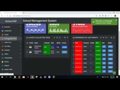 Modern School management system ERP LMS System Free Source Code ...