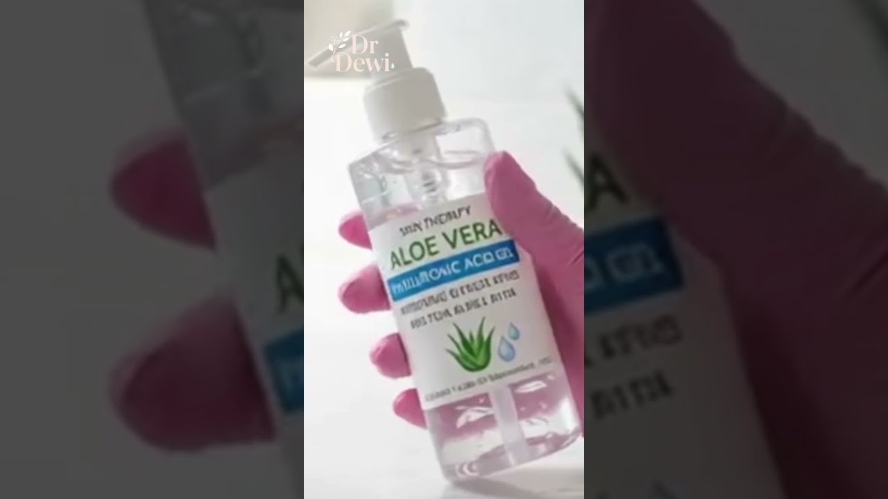 Hyaluronic acid Aloe vera gel DIY 🌿 #اكسبلور #صناعة_مستحضرات_التجميل  #aloeveragel