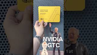 BTS at GTC with Arm Edge AI Engineer, Marco Domingo, a Golden Ticket winner! 🎉