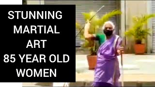 Stunning Martial Art || Shanta Balu Pawar || 85 year old Aaji Maa From Pune #laljiucrator