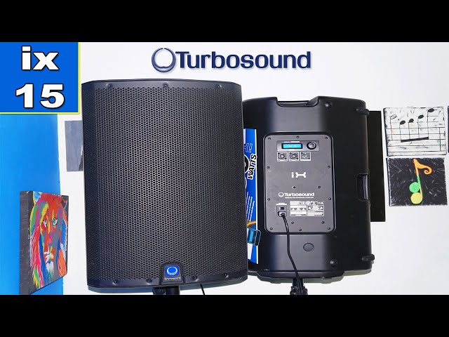 Turbosound IX15 - 1000W parlante PA de 15 pulgadas con bluetooth