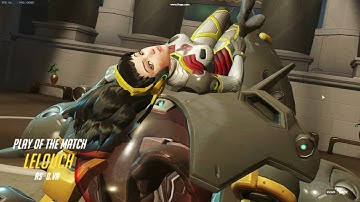Overwtach Dva Sextuple kill