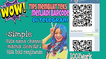 CARA UBAH TEKS JADI BARCODE - BOT BARCODE DI TELEGRAM