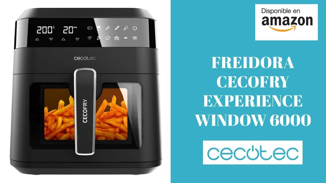 Cecotec Cecofry Experience Window 6000 Freidora sin aceite