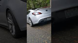 GENESIS COUPE MUFFLER DELETE DOWNPIPE AND TEST PIPES REVS