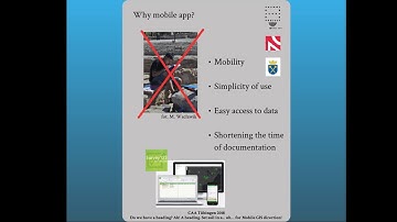 Mobile GIS for Large Scale Excavations