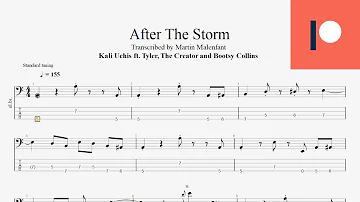 Kali Uchis - After The Storm (bass tab)