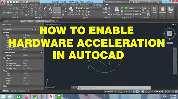 HOW TO ENABLE AUTOCAD HARDWARE ACCELERATION
