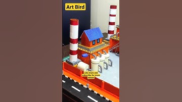 Thumbnail of Air Pollution cardboard model for school project #cardboardcraft #craft #schoolassignment