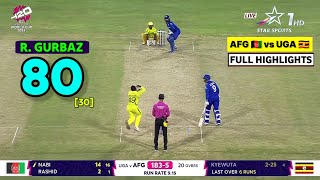 Afghanistan vs Uganda ICC T20 World Cup 2024 5th Match Highlights | AFG vs UGA World Cup Highlights