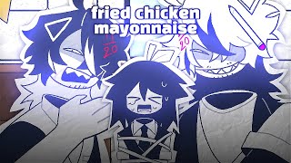 fried chicken mayonnaise ·meme ( fundamental paper education ) OC's