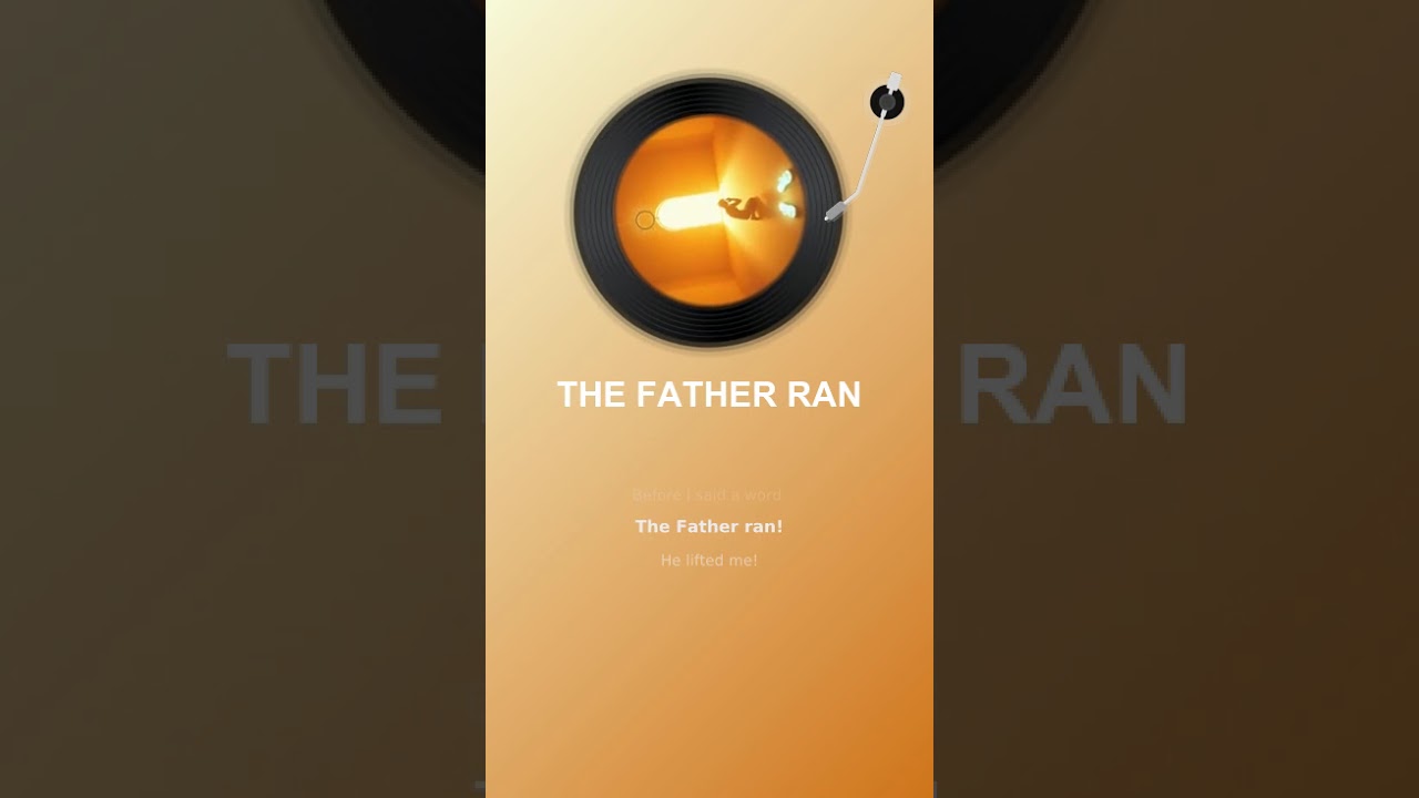 THE FATHER RAN Sábado 7 #deustemumapalavrapravoce #louvores