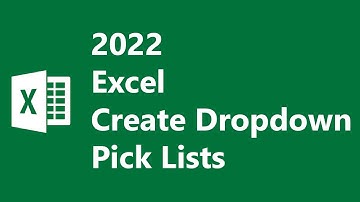 2022 Easy Dropdown Lists Using Excel
