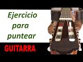 EJERCICIO para PUNTEAR RAPIDO en GUITARRA 🎸