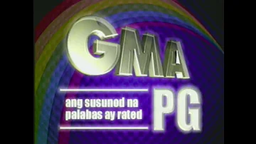 GMA Network Rated PG advisory intro (2000)