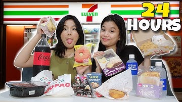 EATING 7-ELEVEN FOODS ONLY FOR 24 HOURS!