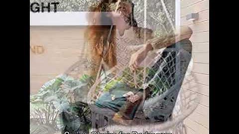 YRYM HT Macrame Swing Hammock Chair - Macrame Hanging Chair with Durable Hanging Hardware Kit