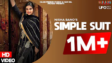 SIMPLE SUIT | Nisha Bano | Sam Gill | Harry Rai | Haani Premium Studios | Latest Punjabi Songs 2020