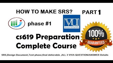 How to make SRS(UML Usecase Diagram) | Part 1 | CS619
