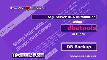 PowerShell ♥ SQL Server - SQL Server Automation Using dbatools - DB Backup -| IN HINDI