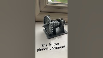 3d printed jet engine #etsyshop #3dprinting #jetengine #chinesespyballoon #4k