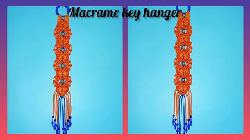 How to make macrame Key hanger (New Design)