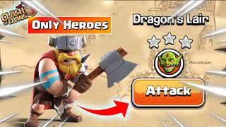 Hard Goblin Maps vs All Max Heroes | Clash of Clans | *All Max Heroes* | NoLimits