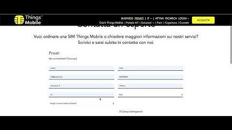 Things Mobile: Come contattare un esperto IoT per una SIM IoT e M2M dal sito thingsmobile.com