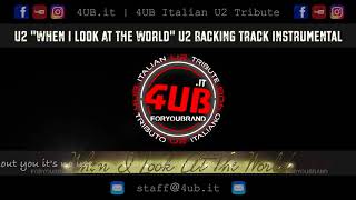 U2 "When I Look At The World" Live Backing Track Instrumental Karaoke | 4UB.it