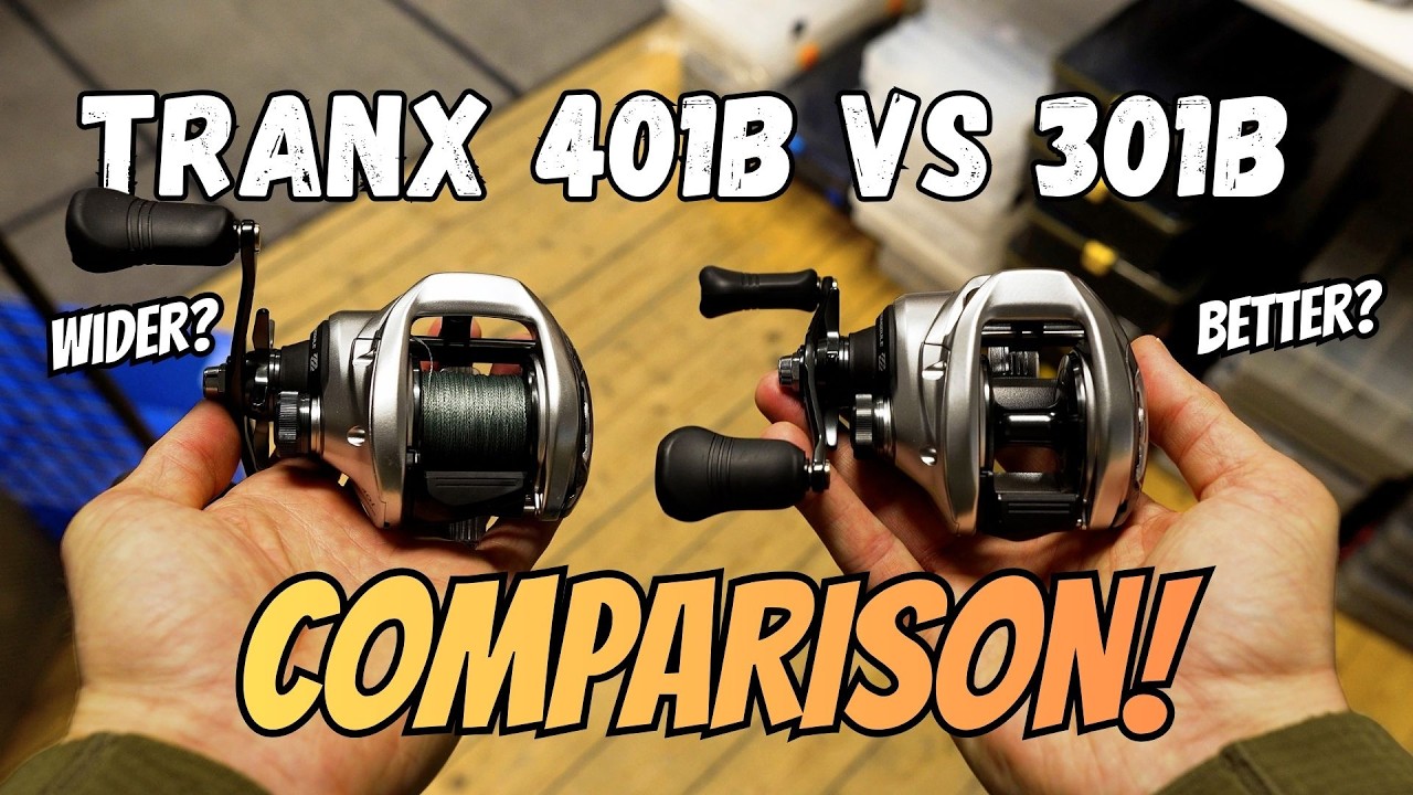 Shimano Tranx 401B vs 301B – The REAL Size Difference - YouTube