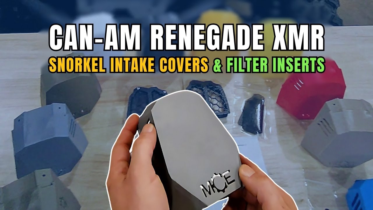 Can-Am Renegade Snorkel Horn Cover-No Vent | marqCAD Engineering