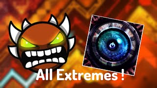 All Extreme demons that uses Iron God Sakupen Hell Yes RMX at the SAME TIME !