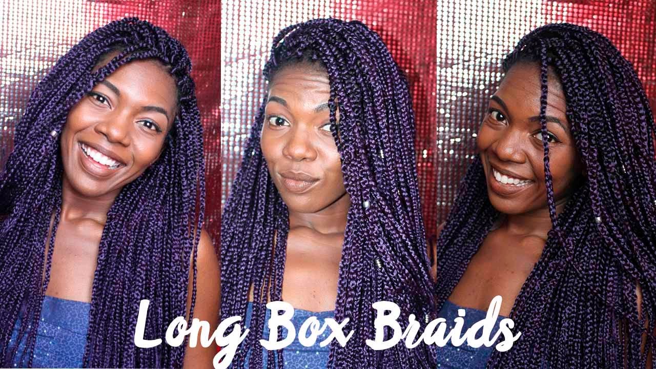 Trança longa com ponta fina - Long box braids | Paloma Calado - thptnganamst.edu.vn